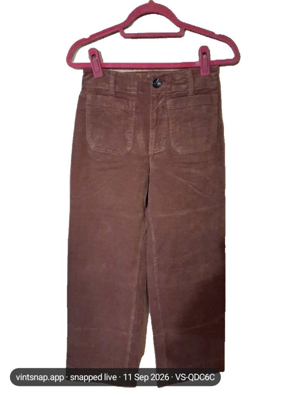 Quince Kids Brown Corduroy Joggers